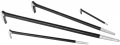 W2021 4 Piece Drop Forged Roll Type Pry Bar Set Tapered Shaft With Pinpoint For Aligning Holes Corrosion Resistant Finish 6 12 