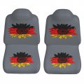 Vintage Sunflower Germany German Flag Car Front Seat Covers Set Of 2 Washable Breathable Vehicle Cushion Protector For Sedan