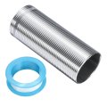 3 Faucet Mount Extension Shank Stainless Steel Threaded Pipe Lengthen Mounting Fixed High Foot With Ptfe Tape 1pcs 