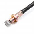 Uxcell Black Motorcycle Motorbike Rear Brake Cable Wire Replacement For Yamaha Jog 100