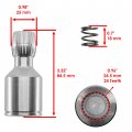 Caltric Rear Mid Drive Coupler Compatible With Arctic Cat Wildcat X Limited 2013-2016 2018-2019