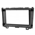 Fydun Audio Stereo Panel Car Dvd Fascia Dash 2 Din Frame Trim Kit Black For Honda Crv 07-10