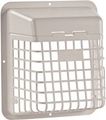 Universal Hinged Vent Guard 1491wg White Acrylic Classic Style For Atv Front Position Screw On Installation 
