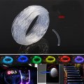 Rayauto 3mm Car Home Led Lighting Decoration Clear Side Glow Fiber Optic Cable Diy 5m 16ft Length