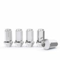 Stancemagic 24pcs Chrome 14x1 5 Lug Nuts 13 16 Hex Oe Style Large Acorn Seat 2 25 Length 1 Width Cone For Chevy Gmc Buick