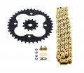 Fits Honda Trx250r 250r 520-96 Gold O Ring Chain Sprocket Black 12 38