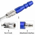Black Single Adapter Vac Machine Attachments For Vac-u-lock Tools With Quick Air Connector Device Blue