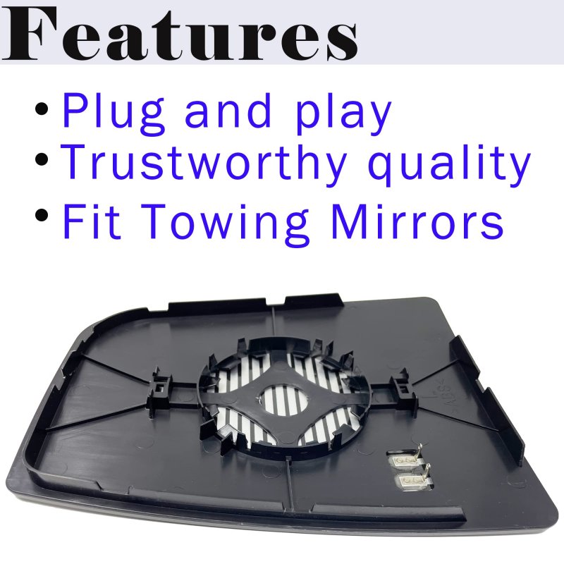 Driver Side Mirror Glass For 2015 2021 Ford Transit T150 T250 T350 Left Heated Power Convex Ck4z17k707b Ck4z17k707d