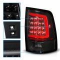 Amerilite For 2009-2018 Dodge Ram 1500 2500 3500 Truck C-type Sequential Led Black Replacement Tail Light Set Passenger And