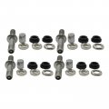 New 4pcs Tr48 Bolt On Tire Valve Stem 1 Long From Wheel Surface To Tip Chrome Metal High Pressure Flush With Cap Fit Standard 0