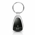 Au-tomotive Gold Teardrop Key Chain For Lincoln Mkt Black