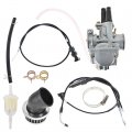 Wflnhb Carburetor Throttle Cable Air Fuel Filter Replacement For Yamaha Pw80 Y-zinger Bw80 1983-2006