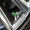 Redfish Fishing Illustration Valve Stem Caps For Tire Rim Wheel Aluminum Green
