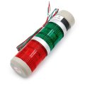 Baomain Industrial Warning Signal Tower Lamp Lta-502t Dc 24v 3 Wires Red Green Continuous Light