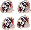 4 Pack 12v 100w Gz6 35 Halogen Lamps Mr16 2 In Reflector Bulbs For Eumig 510d 607d 610d S810d Deluxe Hqs 711 711-r R-2000 