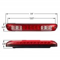 Partsam High Mount Stop Light Led Third 3rd Brake Replacement For Colorado And Canyon 2004 To 2012 Rear Cab Roof Center Tail