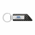 Ipick Image Compatible With Ford F-150 Lariat Carbon Fiber Texture Black Pu Leather Strap Key Chain