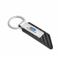 Ipick Image Compatible With Ford F-150 Lariat Carbon Fiber Texture Black Pu Leather Strap Key Chain