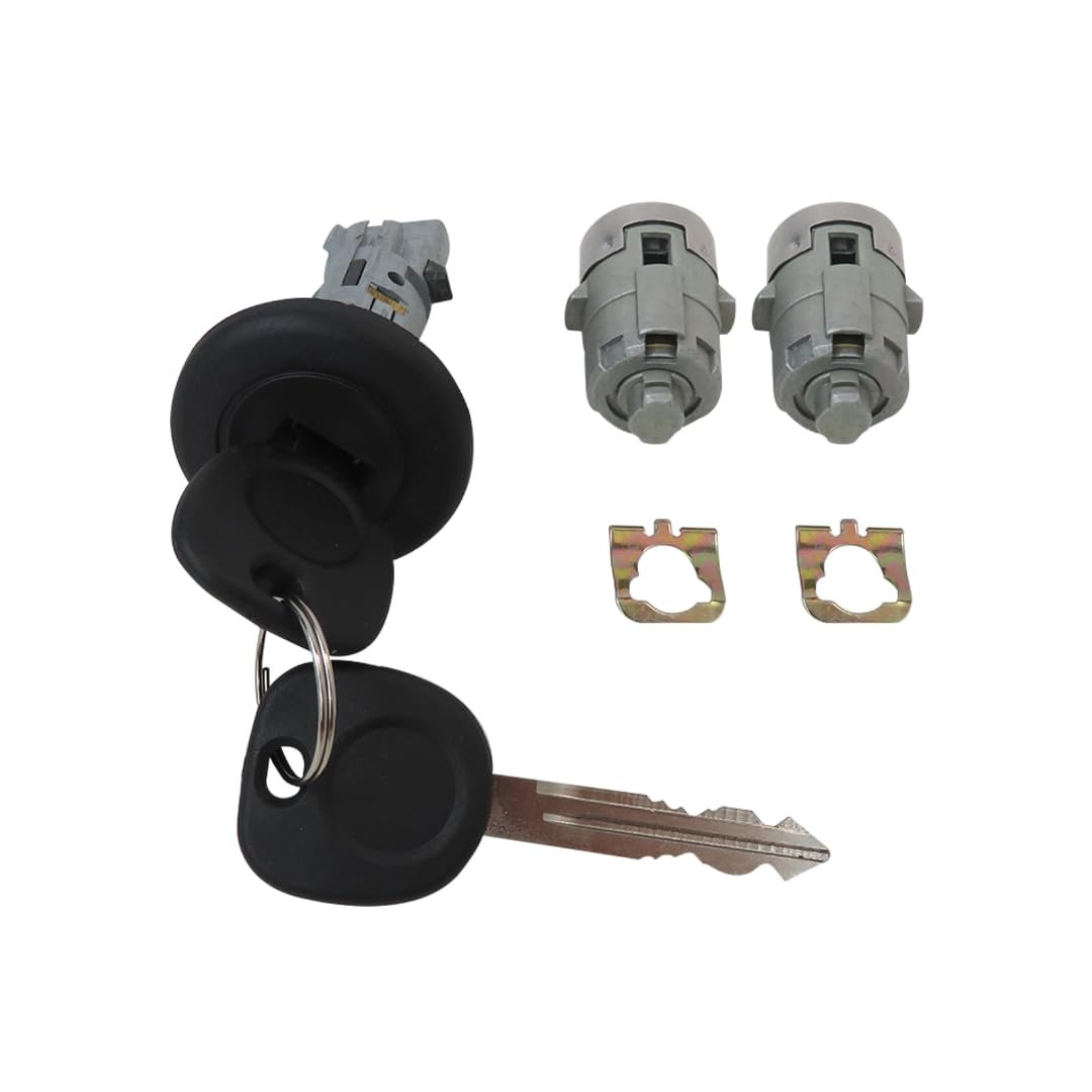 Version Pair Of Ignition Lock Cylinder W Front Door With Keys 707835 For Suburban 2003 2004 2005 2006 Repl 706592 598007
