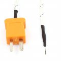 Uxcell 3 Pieces 10m 0c-700c Earth Measuring Thermocouple Probe Sensor Cable K