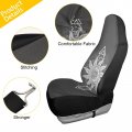 Alchemy Symbols Planet Icon Magic Astrology Mystery Occultism 1 Pc Car Front Seat Covers Non-slip Vehicle Premium Fabric