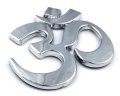 Aum Om Car Chrome Emblem Auto Bike 3d Badge Decal Yoga 2 5
