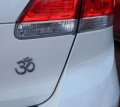 Aum Om Car Chrome Emblem Auto Bike 3d Badge Decal Yoga 2 5