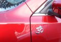 Aum Om Car Chrome Emblem Auto Bike 3d Badge Decal Yoga 2 5