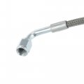 X Autohaux 4an Turbo Oil Feed Line 36 Length Stainless Steel Braided An4 90 Degree Straight Hose End Pressure Remote
