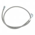 X Autohaux 4an Turbo Oil Feed Line 36 Length Stainless Steel Braided An4 90 Degree Straight Hose End Pressure Remote