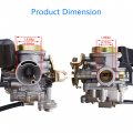 Labwork Gy6 50cc 60cc 80cc 100cc 19mm Big Bore Carburetor Carb Replacement For Scooter Moped Atv 139qmb 139qma