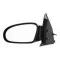 Driver Side Door Mirror For Saturn Sw2 1996 1997 1998 1999 2000 2001 Manual Remote Non Heated Gloss Black Replacement 21170589 