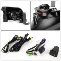 Auto Dynasty Compatible With Honda Civic Sedan Pair Of Bumper Driving Fog Lights Wiring Kit Switch Smoked Lens