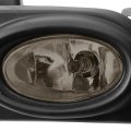 Auto Dynasty Compatible With Honda Civic Sedan Pair Of Bumper Driving Fog Lights Wiring Kit Switch Smoked Lens