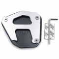 Httmt- Gray Extension Kickstand Side Stand Foot Pad Compatible With Kawasak Klr 650 2008-2019 P N Gzsp-jd-0309