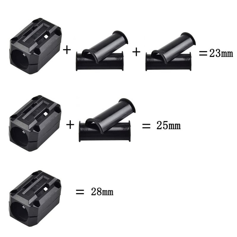 Engine Guard Bumper Block Decor For 22mm 25mm 28mm Motorcycle Bumpers Xt1200z Super Tenere And Other Adventure Bikes Black
