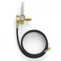 Co2 Argon Gas Regulator Flow Meter With 8ft Hose For Mig Tig Welder