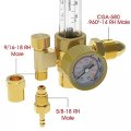 Co2 Argon Gas Regulator Flow Meter With 8ft Hose For Mig Tig Welder