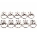 10 Stainless Steel 6mm Square Eye Plates W Ring 1 4 Marine 316 Ss Boat Rigging 