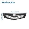 Black Front Upper Hood Bumper Grille For Acura Tsx 2009 Base V6 2 4l L4 Gas Kidney Grill 1pcs