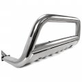 Kuafu Bull Bar Compatible With 1998-2005 Mercedes-benz Ml320 Ml350 Ml430 Ml500 Front Bumper Brush Push Grille Guard Stainless