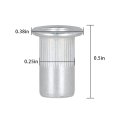 100pcs 10-24 Unc Rivet Nuts Kit Made Of Aluminium