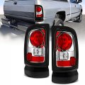 Amerilite Chrome Replacement Brake Tail Lights Set For 94-01 Dodge Ram Passenger And Driver Side 