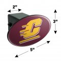 Central Michigan University Logo Oval Tow Hitch Cover Trailer Plug Insert 2