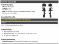 Marketplace Auto Parts Front Strut And Coil Spring Assembly Set Of 2 Compatible With 2011-2018 Mitsubishi Outlander Sport