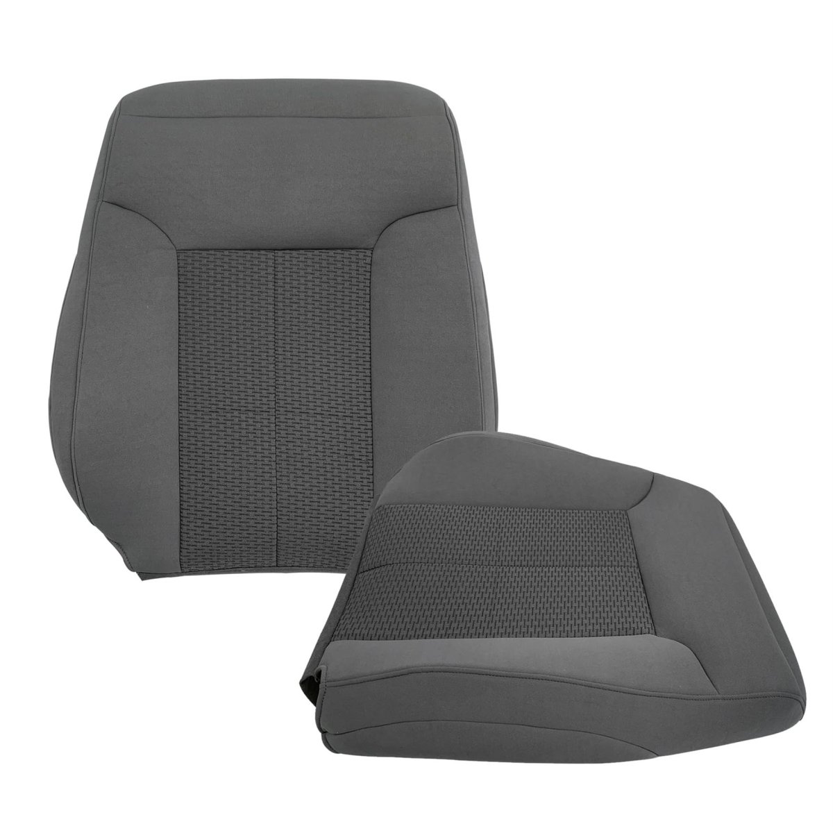 Cloth Front Driver Side Bottom And Top Lean Back Seat Cover Gray For F250 F350 F450 F550 Xl Xlt 2011 2016 Not F150