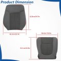 Cloth Front Driver Side Bottom And Top Lean Back Seat Cover Gray For F250 F350 F450 F550 Xl Xlt 2011 2016 Not F150