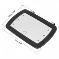 X Autohaux Car Sun Visor Mirror Clip On Vanity Makeup Shading Cosmetic With Touch Screen Led Lights
