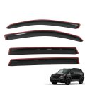 Window Vent Rain Visors Sun Guards Deflector For 2016 2017 2018 2019 2020 2021 2022 Pilot Black Plastic Glass Side Mirror 