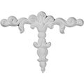 Ekena Millwork Onl06x05x01ch 6 7 8-inch W By 1 H 5 P Chesterfield Drop Onlay With Scrolls 